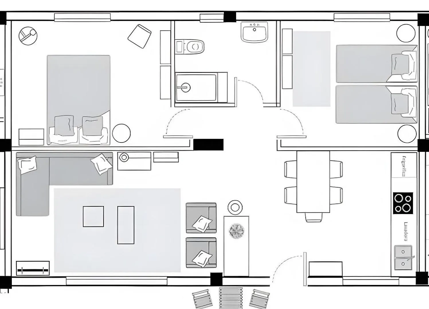 Apartmán Bizkar Bare 2 Sopuerta